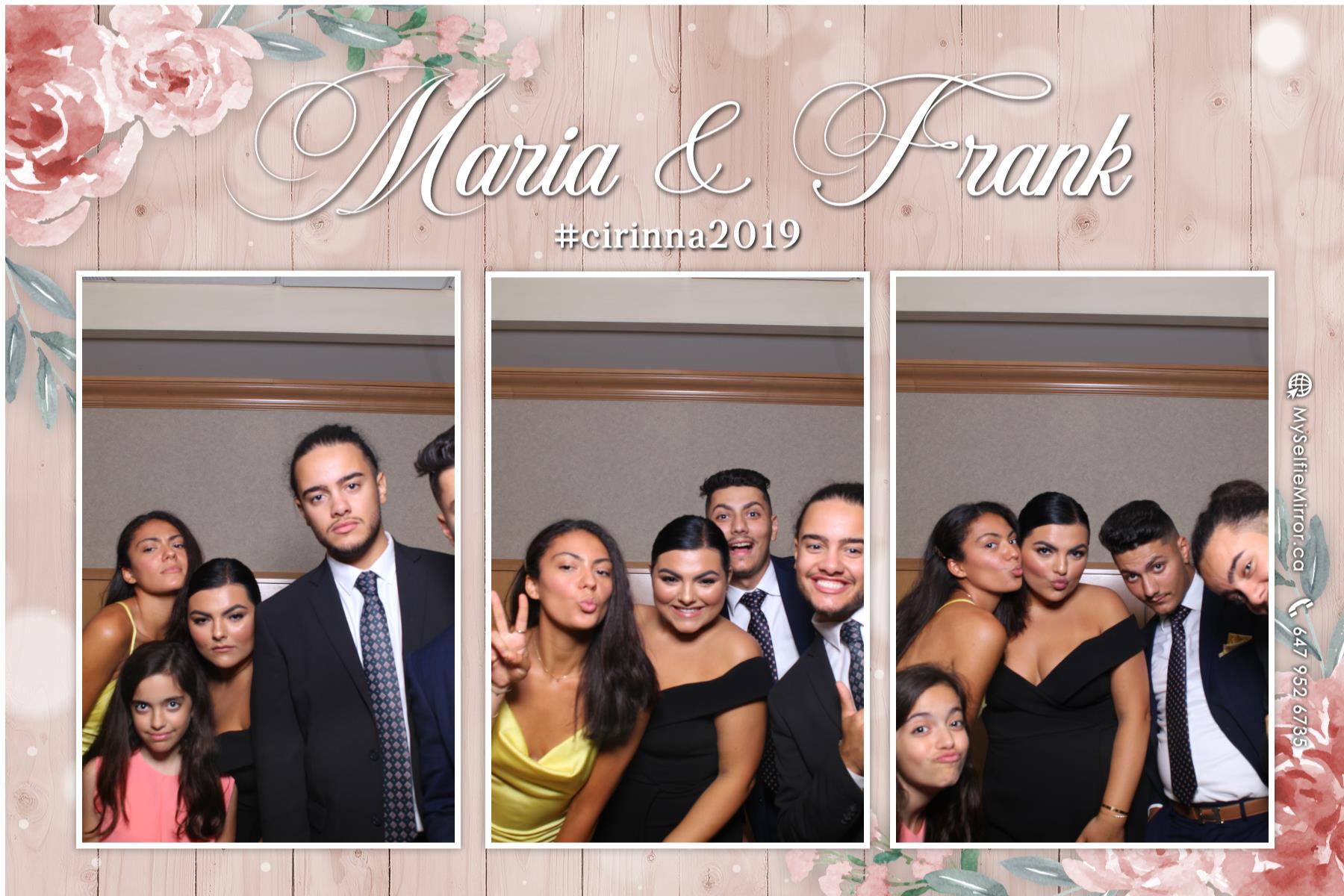 Wedding of Frank and Maria  | View more photos from the event at gallery.myselfiemirror.ca/u/romanmyselfiemirrorca/Wedding-of-Frank-and-Maria